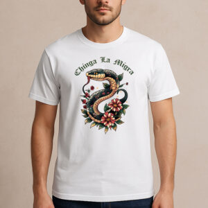 Chinga-La-Migra-Snake-Shirt-–-Activist-Protest-Graphic-Tee-USA