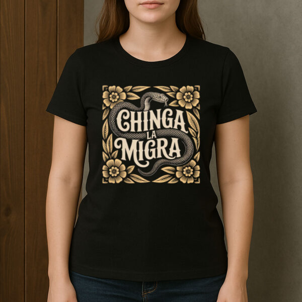 Chinga-La-Migra-Snake-Shirt-–-Anti-ICE,-Immigrant-Rights-Protest-Tee
