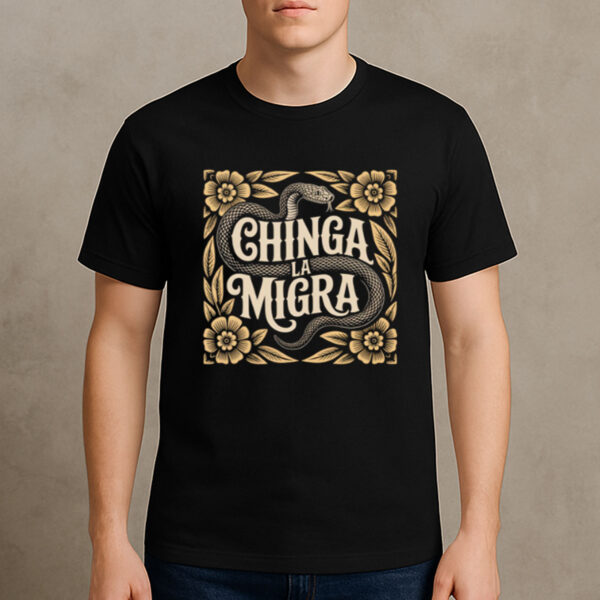 Chinga-La-Migra-Snake-Shirt-–-Anti-ICE,-Immigrant-Rights-Protest-Tee-USA