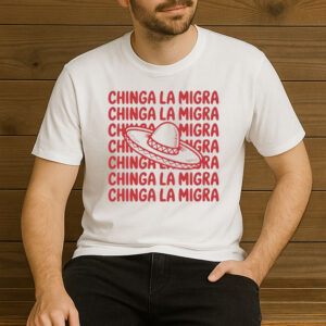 Chinga-La-Migra-Sombrero-Repeated-Graphic-Protest-Tees