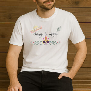 Chinga-La-Migra-Sugar-Skull-Sombrero-T-Shirt-US