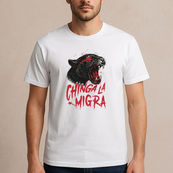 Chinga-La-Migra-T-Shirt-–-Roaring-Panther-Activist-Graphic-Tee