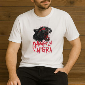 Chinga-La-Migra-T-Shirt-–-Roaring-Panther-Activist-Graphic-Tee-US