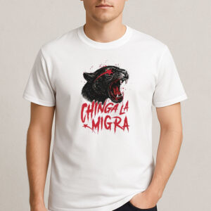Chinga-La-Migra-T-Shirt-–-Roaring-Panther-Activist-Graphic-Tee-USA