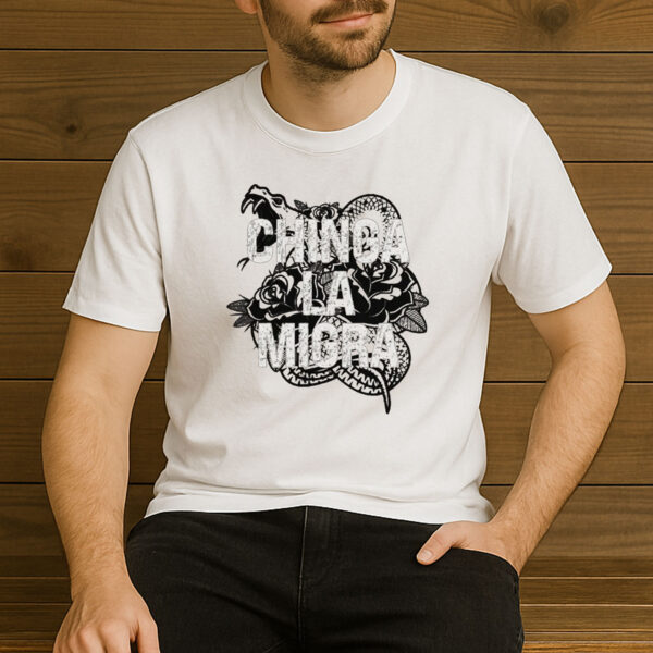 Chinga-La-Migra-T-Shirt-–-Snake-&-Roses-Distressed-Activist-Tee-US
