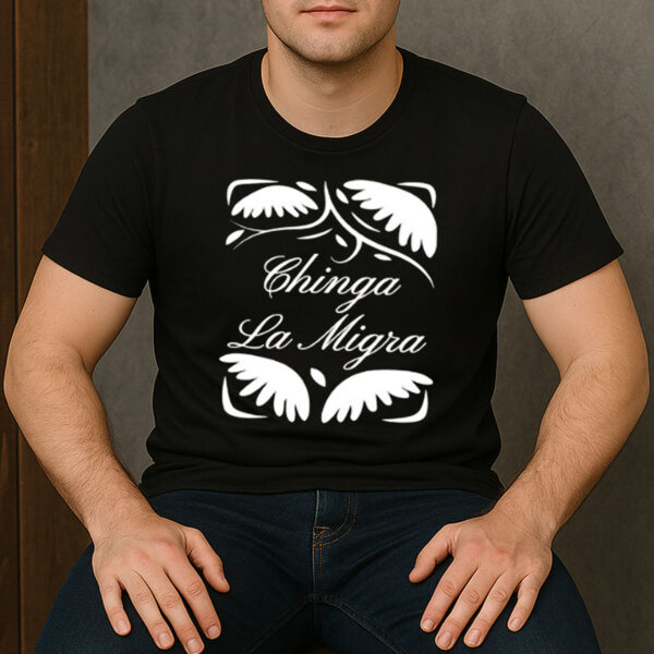 Chinga-La-Migra-Wings-Shirt-–-Elegant-Script-Protest-Tee-US