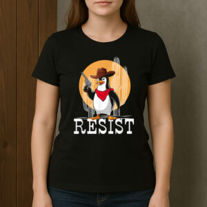 Cowboy-Penguin-Resist-–-Funny-Protest-Against-Tariffs-Tees