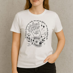 Feminist-Fist-Resist-&-Persist-Shirt-–-Activist-Protest-Tee-USA