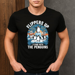 Flippers-Up-Funny-Penguin-Protest-Anti-Tariff-T-Shirt-USA