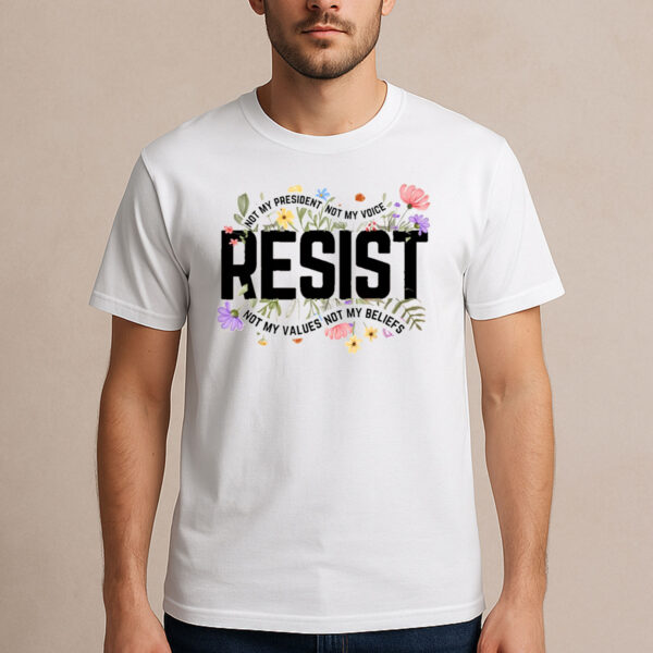 Floral-Resist-Activist-T-Shirt-–-Feminist-Protest-Tees