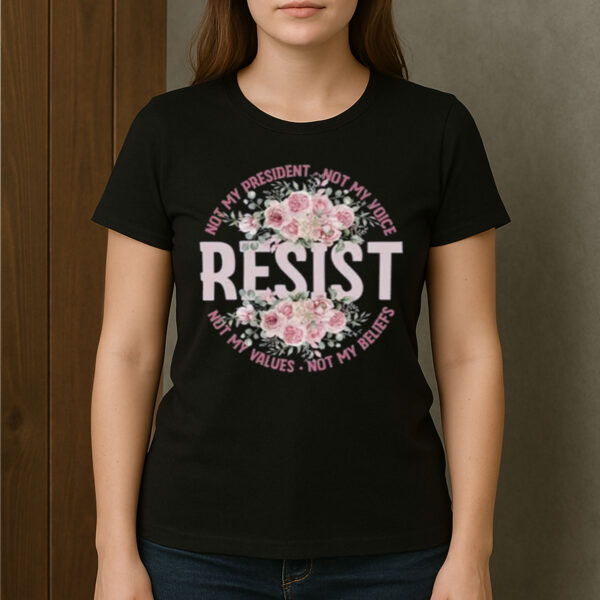 Floral-Resist-Shirt-–-Retro-Botanical-Activist-Graphic-Tee-US