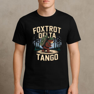 Foxtrot-Delta-Tango-Funny-Hiking-Bear-Resist-T-Shirt-US