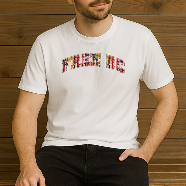 Free DC Anti-Trump Protest T-Shirt – Resist Federal Overreach & Support Statehood - Image 2