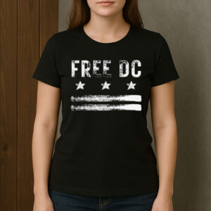 Free-DC-Distressed-Flag-Shirt-–-Statehood-Protest-Tee