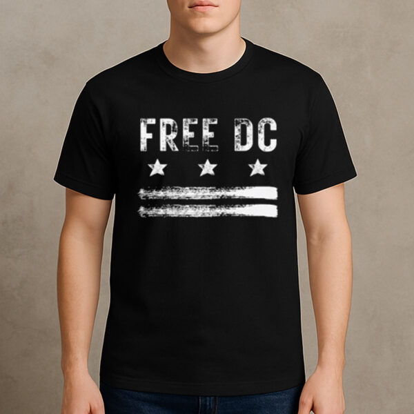 Free-DC-Distressed-Flag-Shirt-–-Statehood-Protest-Tee-USA