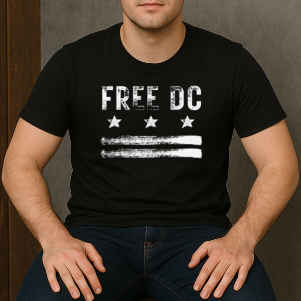 Free-DC-Distressed-Flag-Shirt-–-Statehood-Protest-Tees