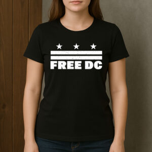 Free-DC-Distressed-Flag-T-Shirt-–-Washington-D.C.-Statehood-Protest-Tee