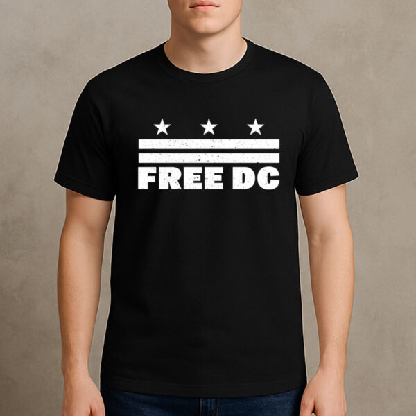 Free-DC-Distressed-Flag-T-Shirt-–-Washington-D.C.-Statehood-Protest-Tee-USA