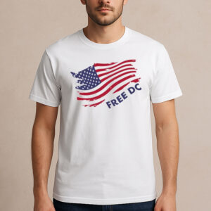 Free-DC-Distressed-Flag-T-Shirt-–-Washington-DC-Statehood-Protest-Tee-US