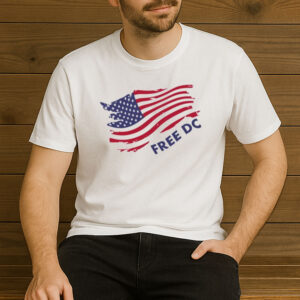 Free-DC-Distressed-Flag-T-Shirt-–-Washington-DC-Statehood-Protest-Tees