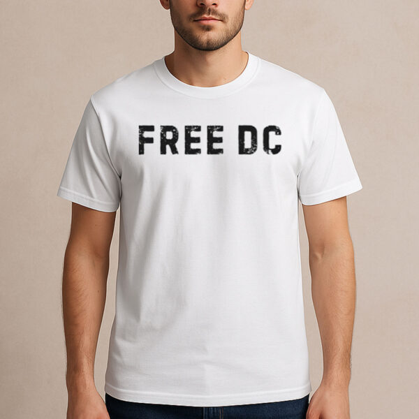 Free-DC-Distressed-Shirt-–-Washington-D.C.-Statehood-Protest-Tee-USA