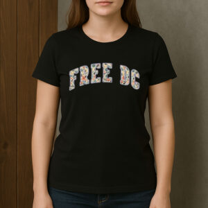 Free-DC-Floral-Lettering-Shirt-–-Statehood-Protest-Tee-USA
