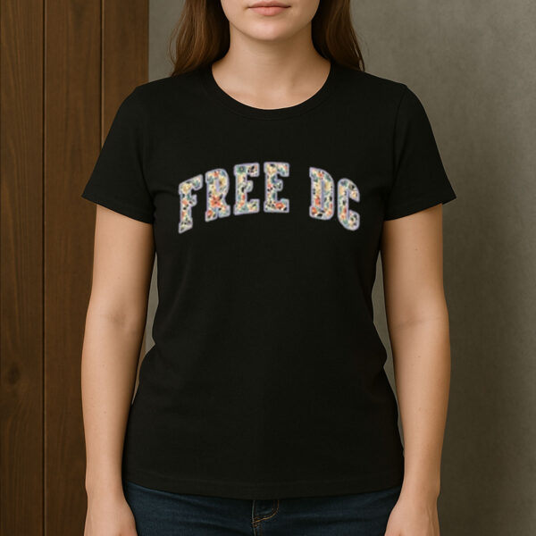 Free-DC-Floral-Lettering-Shirt-–-Statehood-Protest-Tee-USA