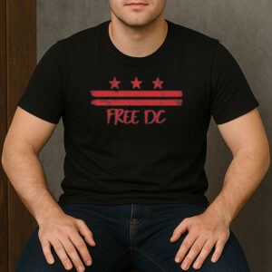 Free-DC-Red-Stars-Protest-T-Shirt-–-Anti-Trump-&-Statehood-Rightss