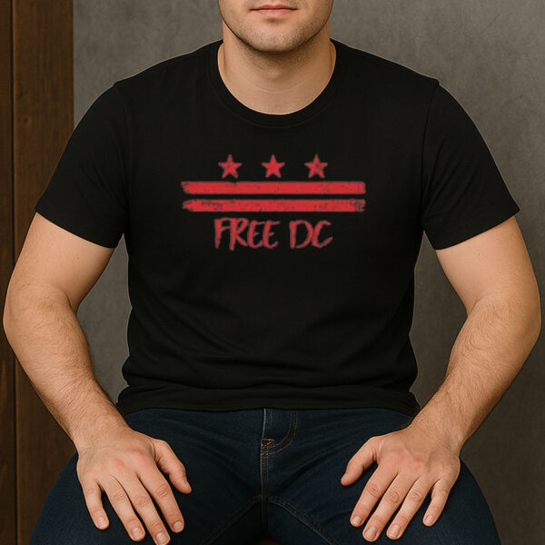 Free-DC-Red-Stars-Protest-T-Shirt-–-Anti-Trump-&-Statehood-Rightss