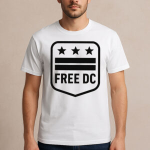 Free-DC-Shield-Emblem-T-Shirt-–-Washington-D.C.-Statehood-Protest-Shirt