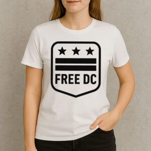 Free-DC-Shield-Emblem-T-Shirt-–-Washington-D.C.-Statehood-Protest-Shirts