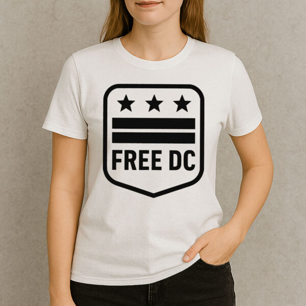Free-DC-Shield-Emblem-T-Shirt-–-Washington-D.C.-Statehood-Protest-Shirts