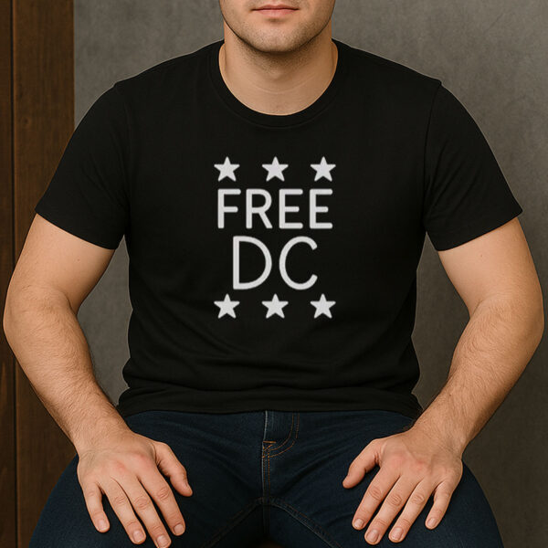 Free-DC-Stars-Shirt-–-Washington-D.C.-Statehood-Protest-Tee-US