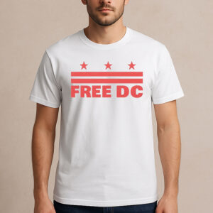 Free-DC-Stars-&-Stripes-Protest-T-Shirt-–-Washington-D.C.-Statehood-Tee-USA
