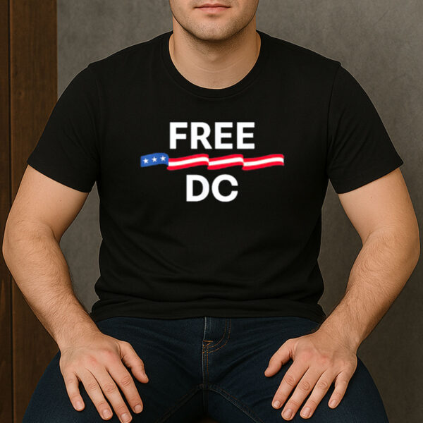 Free-DC-T-Shirt-–-Patriotic-Ribbon-Washington-DC-Statehood-Tee