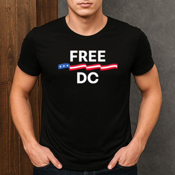 Free-DC-T-Shirt-–-Patriotic-Ribbon-Washington-DC-Statehood-Tee-USA