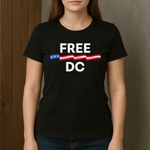 Free-DC-T-Shirt-–-Patriotic-Ribbon-Washington-DC-Statehood-Tees