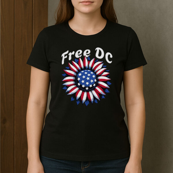 Free-DC-T-Shirt-–-Patriotic-Sunflower-Resist-Federal-Overreach-Tee-US