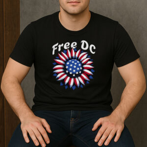 Free-DC-T-Shirt-–-Patriotic-Sunflower-Resist-Federal-Overreach-Tee-USA