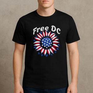 Free-DC-T-Shirt-–-Patriotic-Sunflower-Resist-Federal-Overreach-Tees