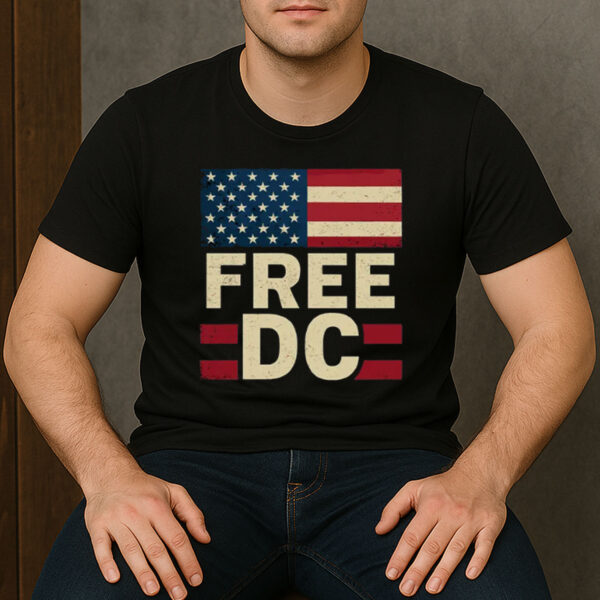 Free-DC-T-Shirt-–-Vintage-American-Flag-Political-Protest-Tee