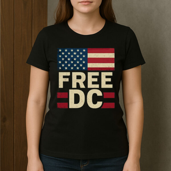 Free-DC-T-Shirt-–-Vintage-American-Flag-Political-Protest-Tees