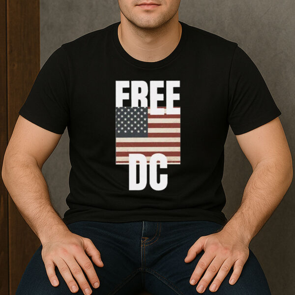 Free-DC-T-Shirt-–-Vintage-American-Flag-Washington-DC-Statehood-Tee