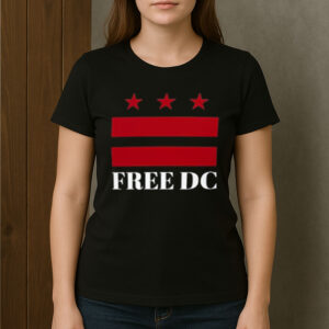 Free-DC-T-Shirt-–-Washington-DC-Flag-Political-Protest-&-Statehood-Tee-US