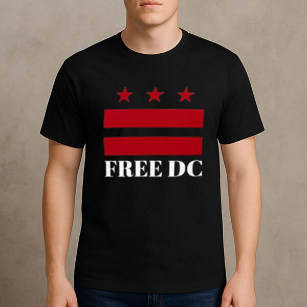 Free-DC-T-Shirt-–-Washington-DC-Flag-Political-Protest-&-Statehood-Tees