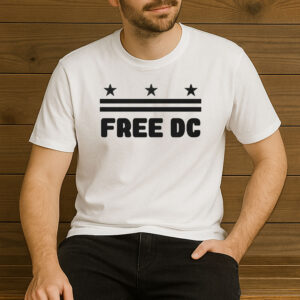 Free-DC-T-Shirt-–-Washington-DC-Statehood-Political-Activist-Tee-US