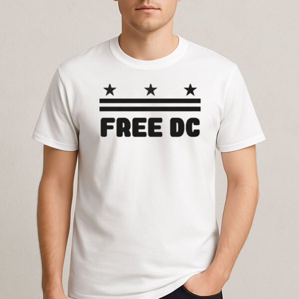Free-DC-T-Shirt-–-Washington-DC-Statehood-Political-Activist-Tee-USA