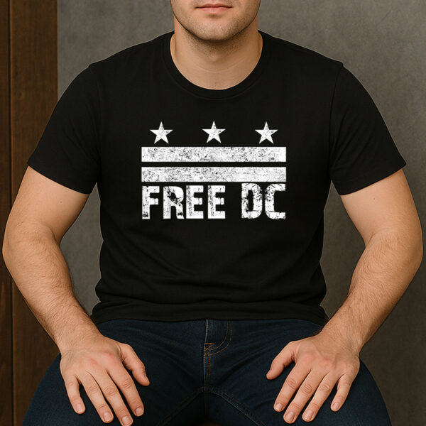Free-DC-T-Shirt-–-Washington-DC-Statehood-&-Political-Rights-Tee-US