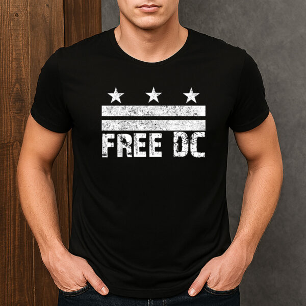 Free-DC-T-Shirt-–-Washington-DC-Statehood-&-Political-Rights-Tees