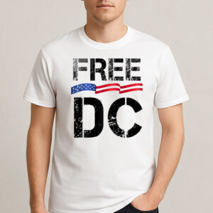 Free-DC-–-Resist-Federal-Overreach-Protest-T-Shirt,-Political-Activism-Tee-US